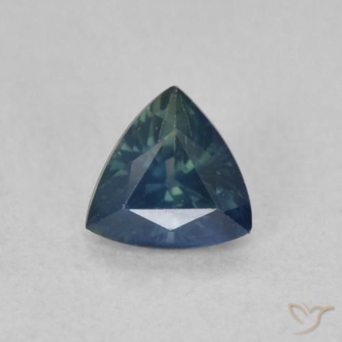 0.45ct Natural Cerceta Safira, Trilhão, VVS-VS