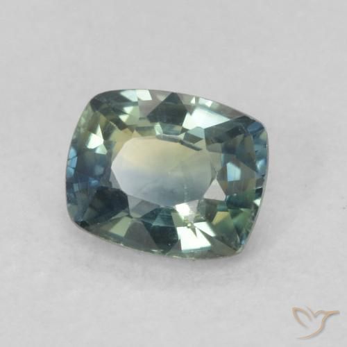 Safira Multicolorido Natural 0.70ct, Almofada, VVS-VS