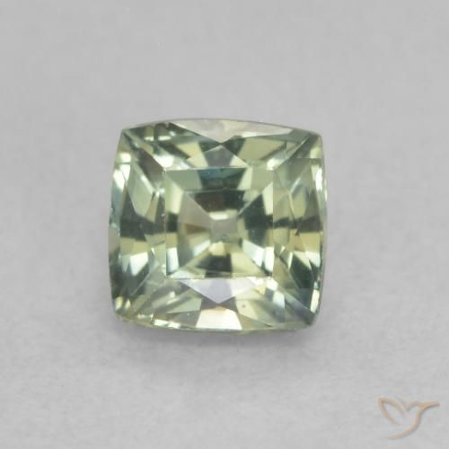 0.66ct Natural Multicolorido Safira, Quadrado, VVS-VS