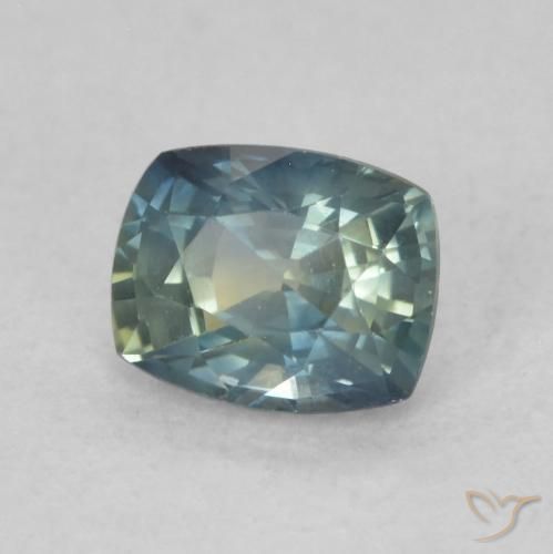 Safira Multicolorido Natural 0.79ct, Almofada, VVS-VS
