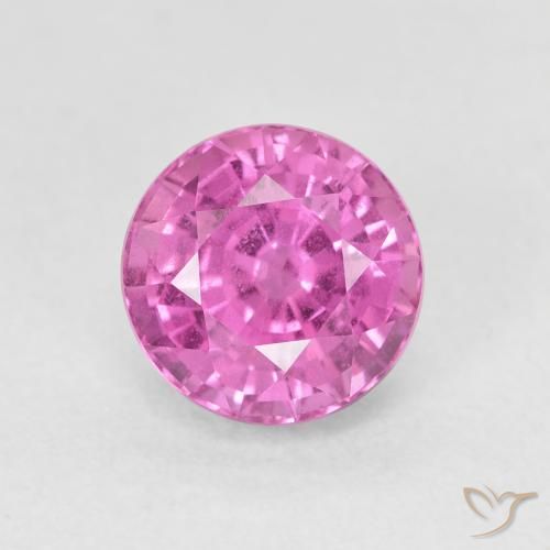2.54ct Natural Rosa escuro Safira, Redondo, VVS-VS