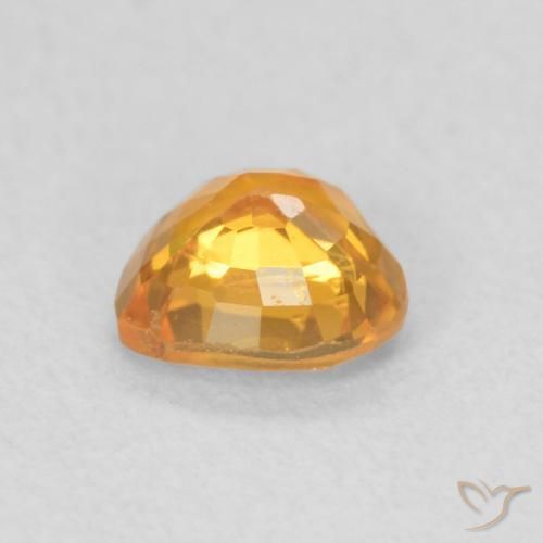 Safira Ouro Natural 0.44ct, Coração, VS