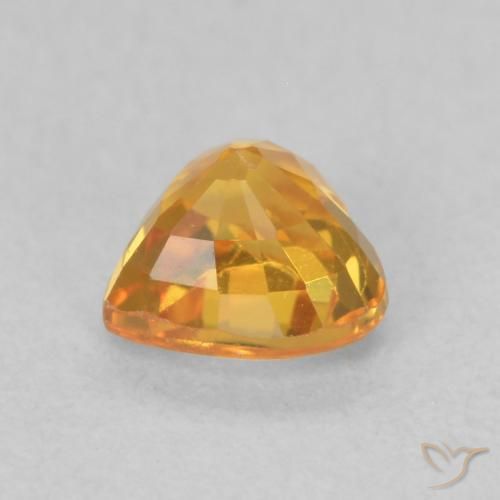 Safira Ouro Natural 0.61ct, Coração, VS