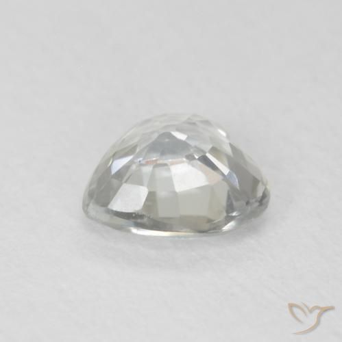 Safira Amarelo Pálido Verde Natural 0.79ct, Coração, VVS