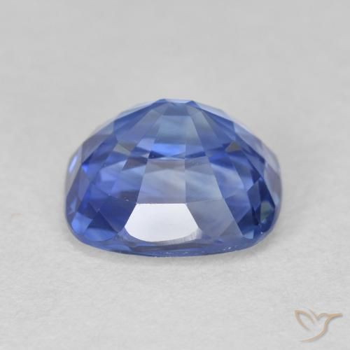 Safira Pastel Azul Natural 2.74ct, Almofada, VVS-VS