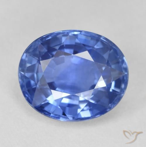 4.05ct Natural Azul marinho médio Safira, oval, VVS-VS