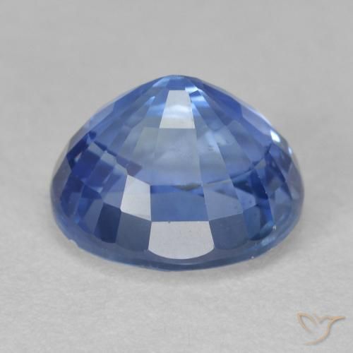 Safira Azul marinho médio Natural 2.95ct, oval, VS