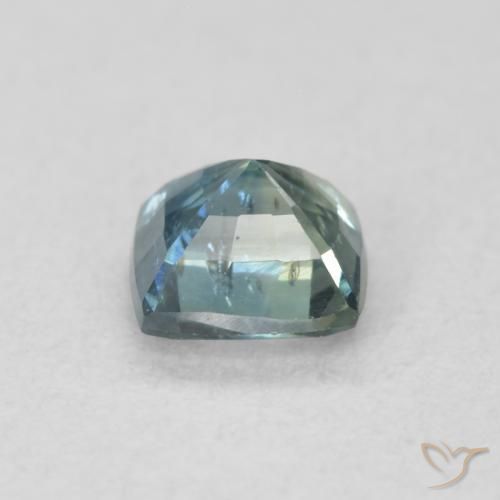 Safira Cerceta Natural 0.64ct, Almofada, VS