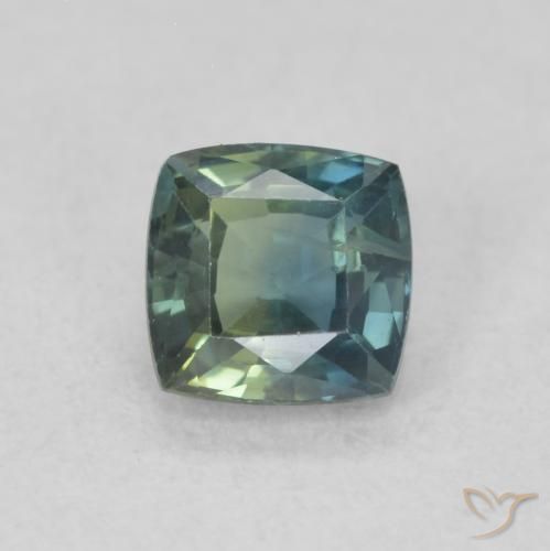0.63ct Natural Cerceta Safira, Almofada, VS