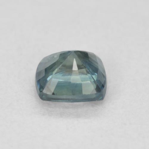 Safira Azul-esverdeado Natural 0.56ct, Almofada, VS