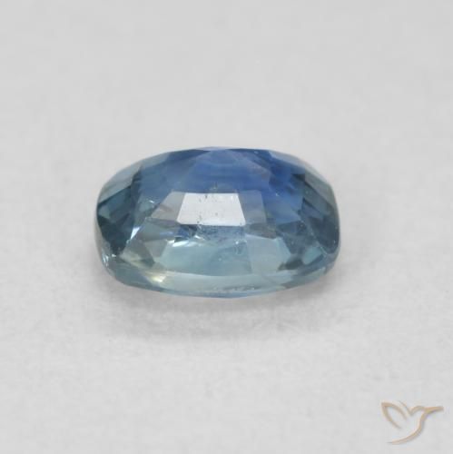 Safira Azul profundo Natural 0.59ct, Almofada, VS