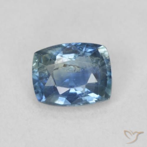 0.54ct Natural Cerceta Safira, Almofada, VS