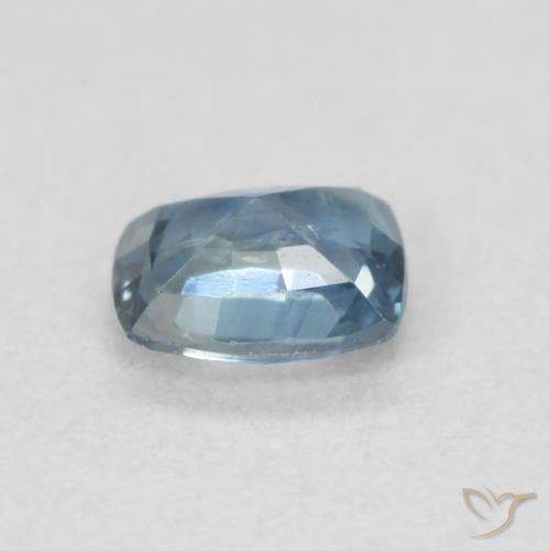 Safira Cerceta Natural 0.54ct, Almofada, VS