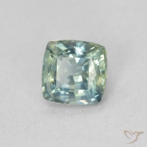 Safira Cerceta Natural 0.50ct, Almofada, VS