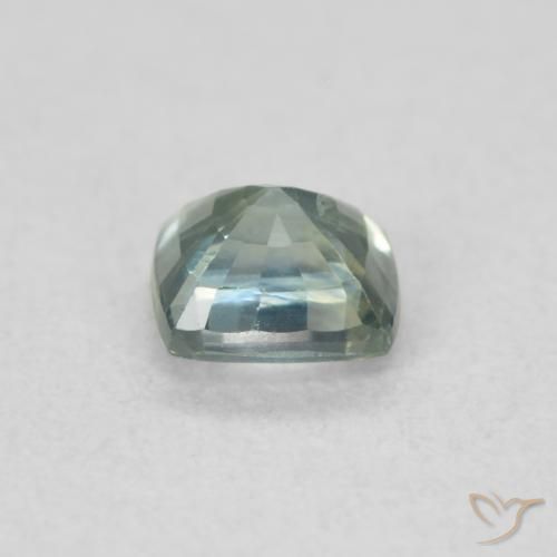 Safira Cerceta Natural 0.50ct, Almofada, VS