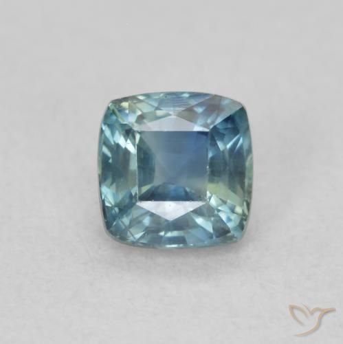 0.57ct Natural Cerceta Safira, Almofada, VS
