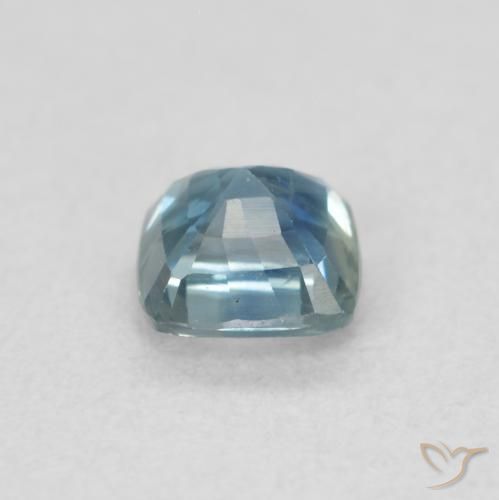 Safira Cerceta Natural 0.57ct, Almofada, VS