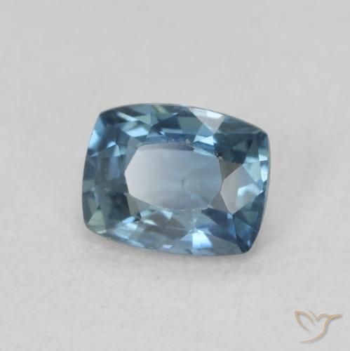 Safira azul natural 0,52ct, almofada cortada, VS