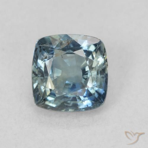 0.74ct Natural Cerceta Safira, Almofada, VS