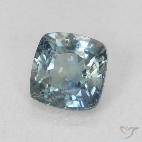 Safira Cerceta Natural 0.74ct, Almofada, VS