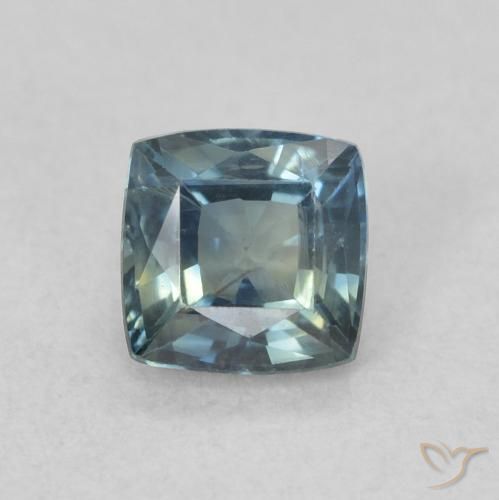 0.64ct Natural Cerceta Safira, Almofada, VS