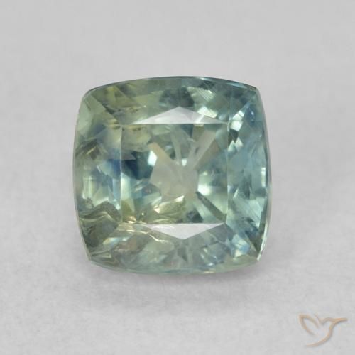 0.98ct Natural Cerceta Safira, Almofada, VS