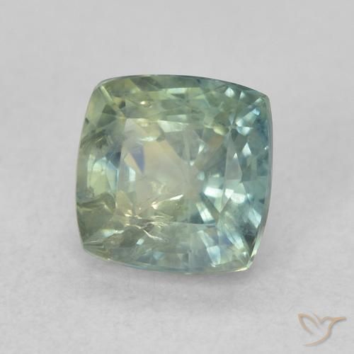 Safira Cerceta Natural 0.98ct, Almofada, VS