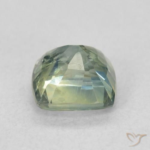 Safira Cerceta Natural 0.98ct, Almofada, VS