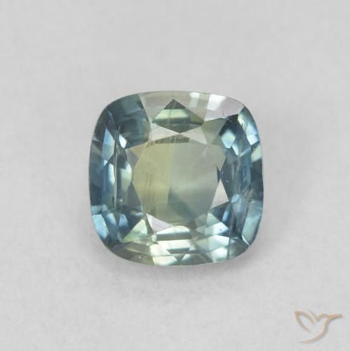 0.60ct Natural Cerceta Safira, Almofada, VS