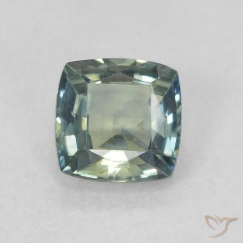 0.73ct Natural Cerceta Safira, Almofada, VS