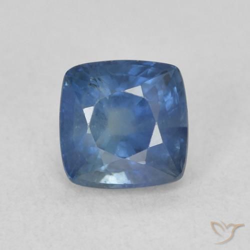 0.82ct Natural Azul-marinho Safira, Almofada, VS