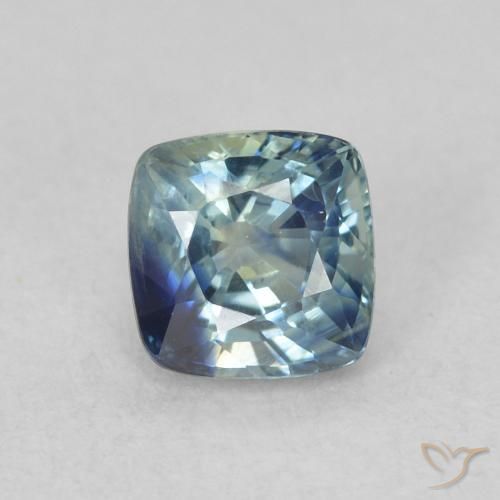 0.71ct Natural Cerceta Safira, Almofada, VS
