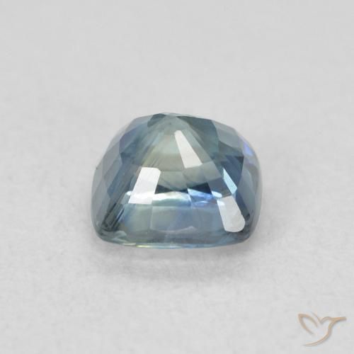Safira Cerceta Natural 0.71ct, Almofada, VS