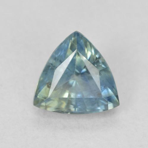 0.76ct Natural Cerceta Safira, Trilhão, VS