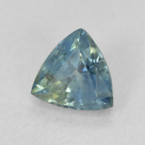 Safira Cerceta Natural 0.76ct, Trilhão, VS