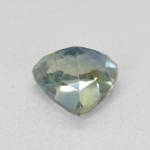 Safira Cerceta Natural 0.76ct, Trilhão, VS