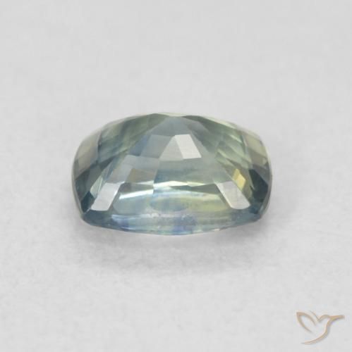 Safira Cerceta Natural 0.68ct, Almofada, VS