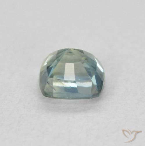 Safira Cerceta Natural 0.57ct, Almofada, VS