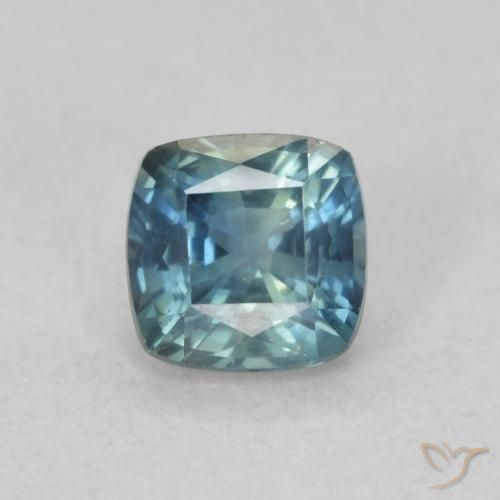 0.68ct Natural Cerceta Safira, Almofada, VS