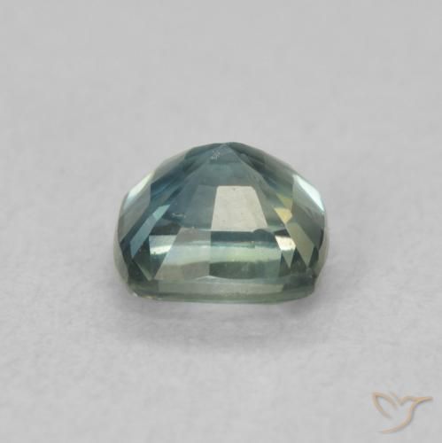 Safira Cerceta Natural 0.68ct, Almofada, VS