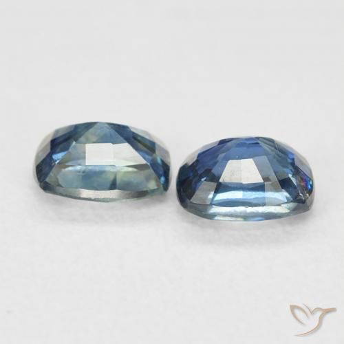 Pedras preciosas de Safira Cerceta natural de 1.15 ct, Almofada, VS