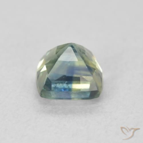 Safira Cerceta Natural 0.67ct, Almofada, VS