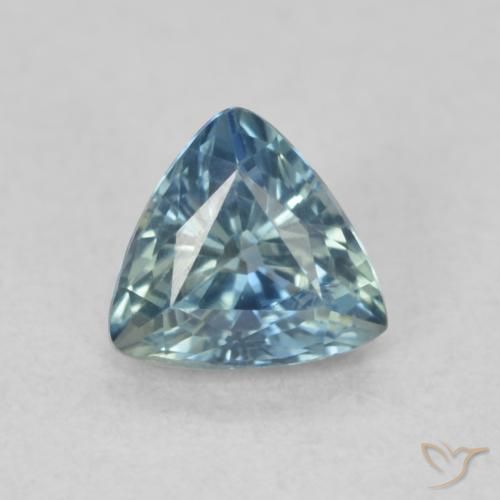 0.63ct Natural Cerceta Safira, Trilhão, VS