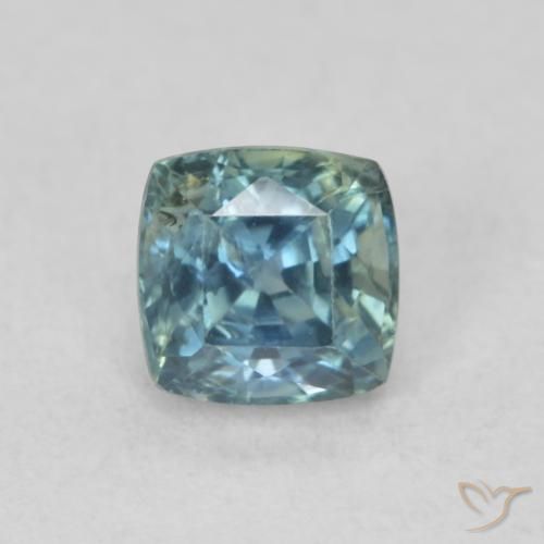 0.69ct Natural Cerceta Safira, Almofada, VS