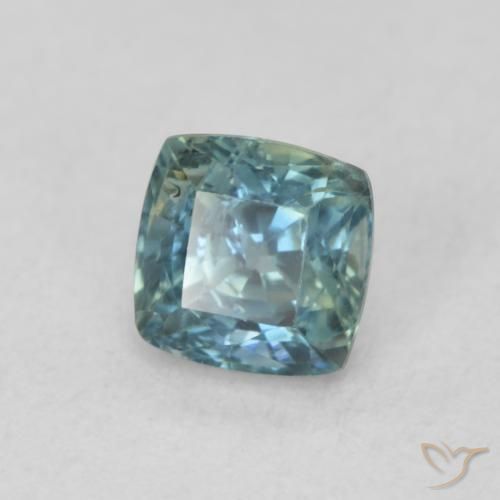 Safira Cerceta Natural 0.69ct, Almofada, VS