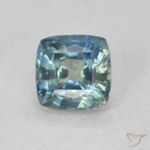 0.74ct Natural Cerceta Safira, Almofada, VS