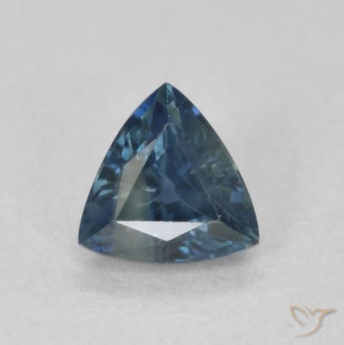 0.55ct Natural Cerceta Safira, Trilhão, VS