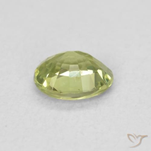Safira Verde Floresta Quente Natural 0.43ct, oval, VS