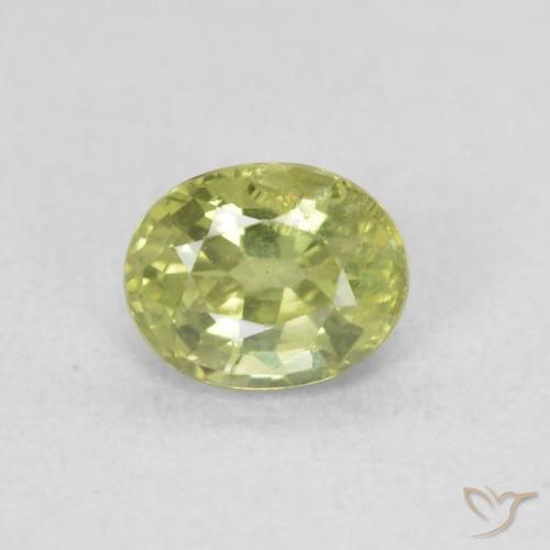0.47ct Natural Verde Floresta Quente Safira, oval, VS