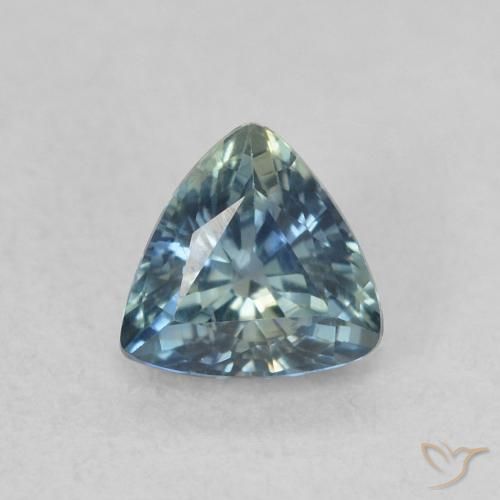 0.54ct Natural Cerceta Safira, Trilhão, VS